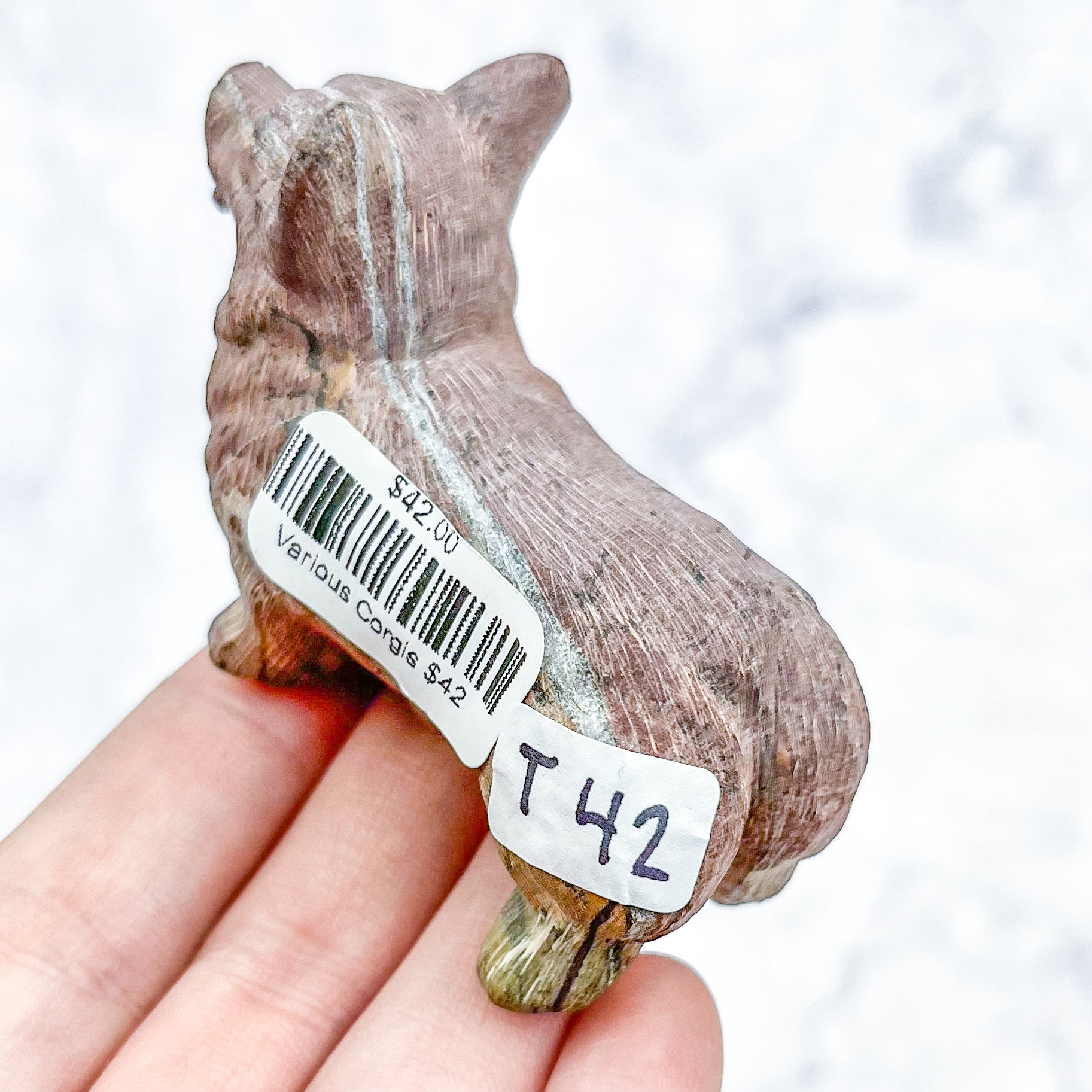 2.25 Inch Limestone Corgi T42