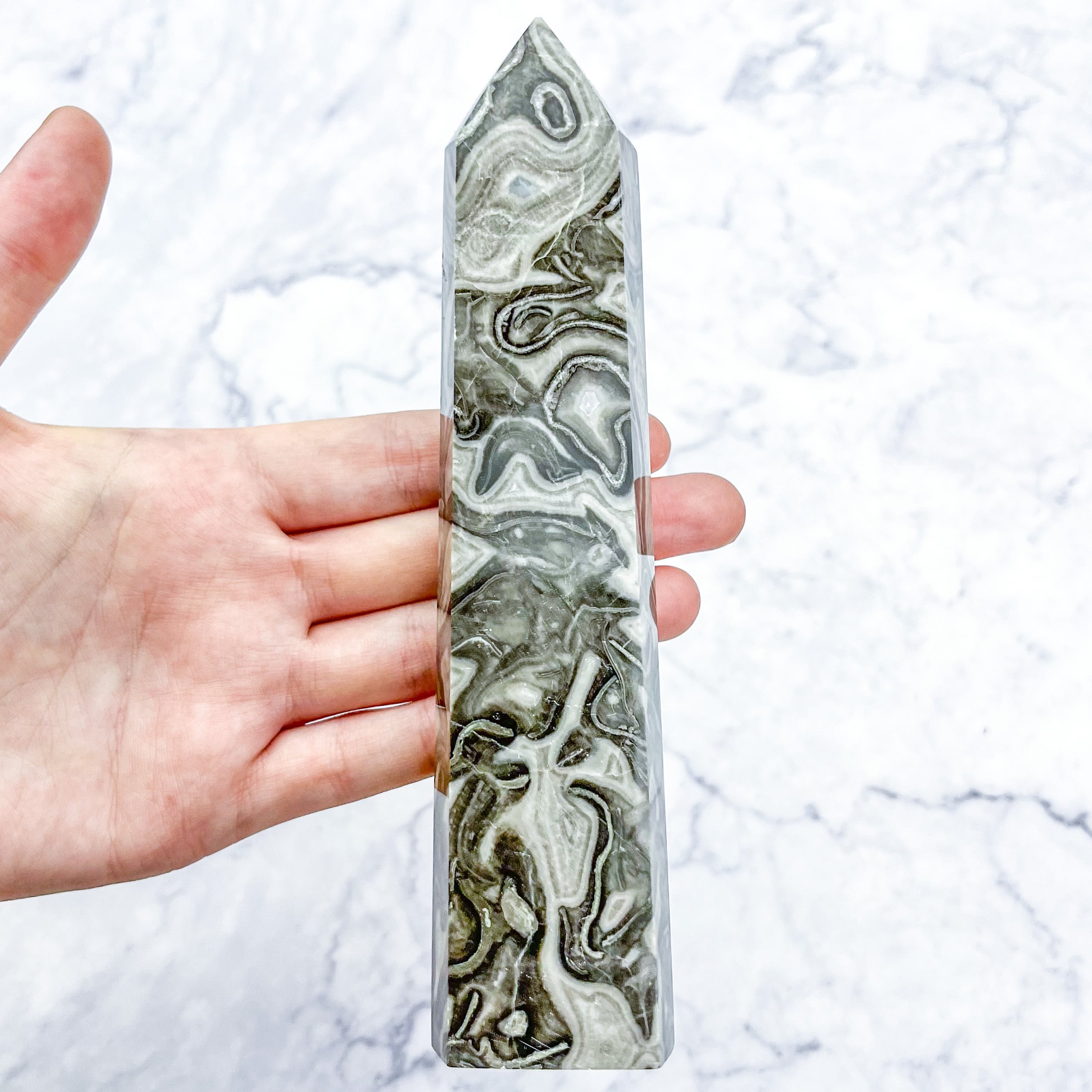 6.5 Inch Picasso Jasper Tower W61