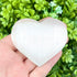 2.75 Inch Selenite Heart Palmstone