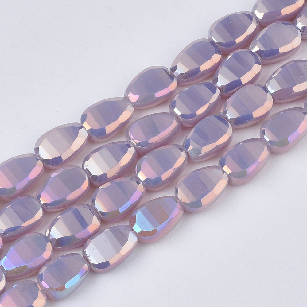 8x6mm Faceted Teardrop Crystal Bead Half Strand $6