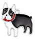 26mm Black Boston Terrier Dog Charm N2
