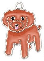 29mm Red Setter Dog Charm V2