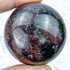 1.75 Inch Garnet in Arfvedsonite Sphere