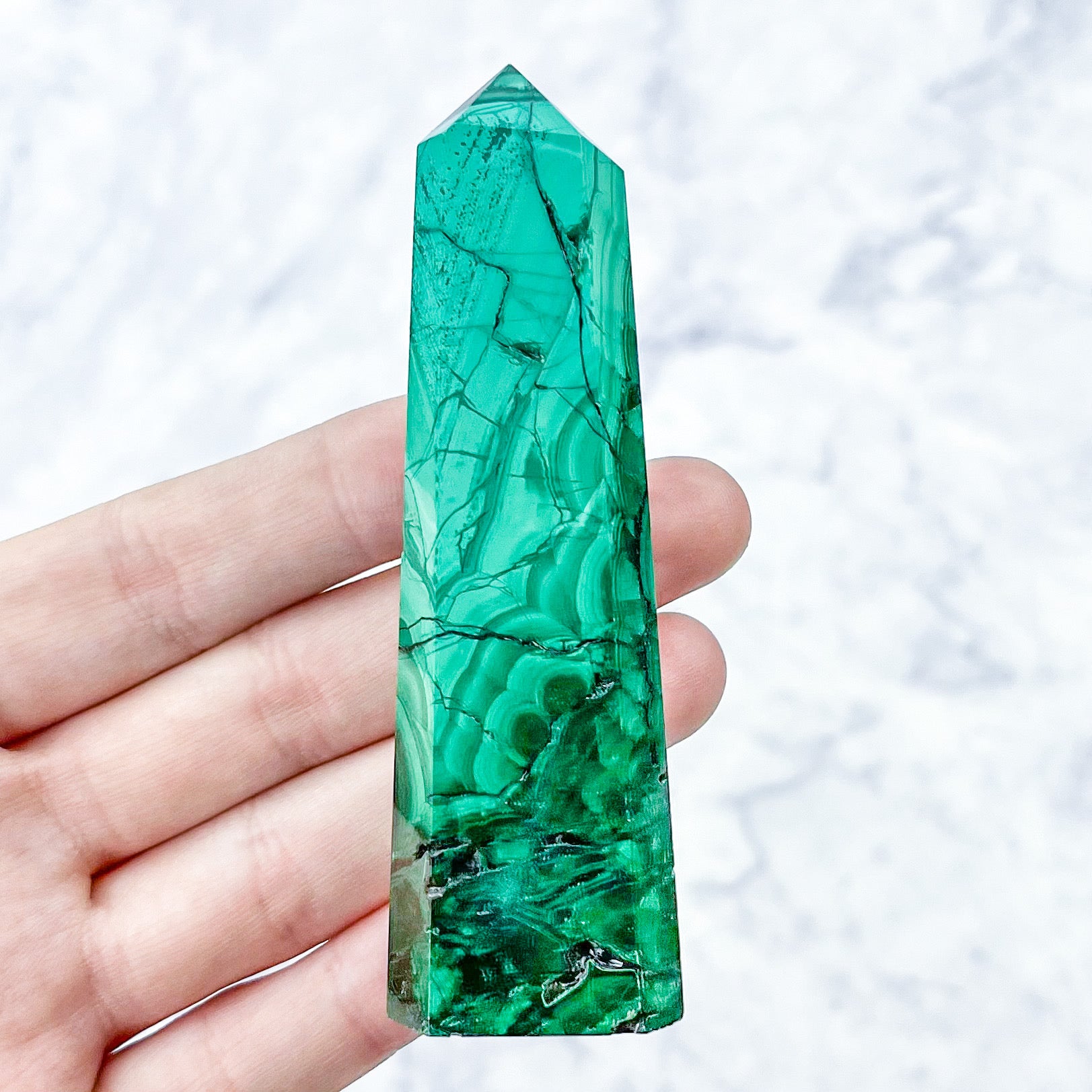 3.5 Inch Malachite Tower M49