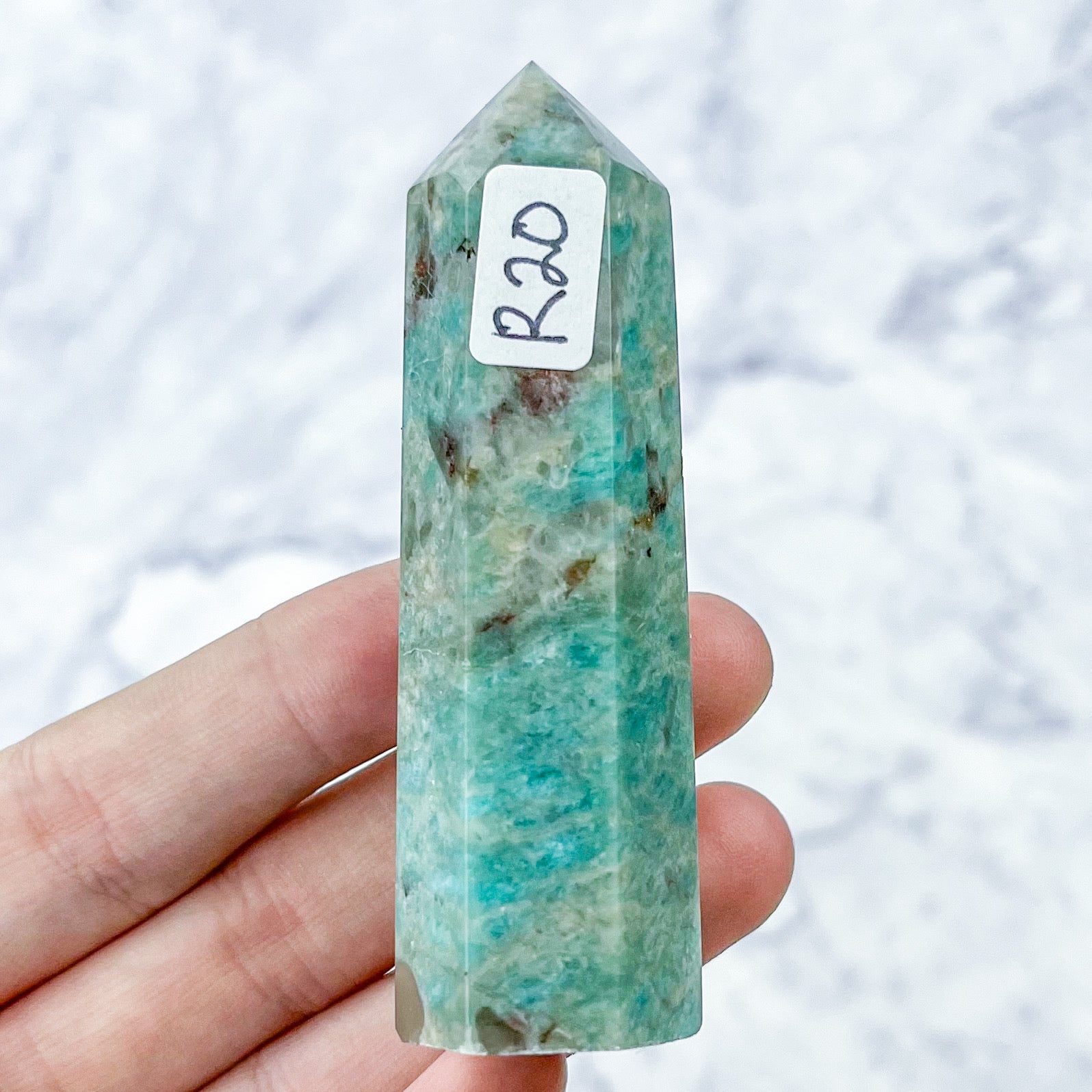 3 Inch Smoky Amazonite Tower R20