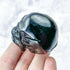 1.75 Inch Obsidian Skull Carving K20