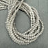 4mm Grey Glass Bead Strand 31" Loop $6.00