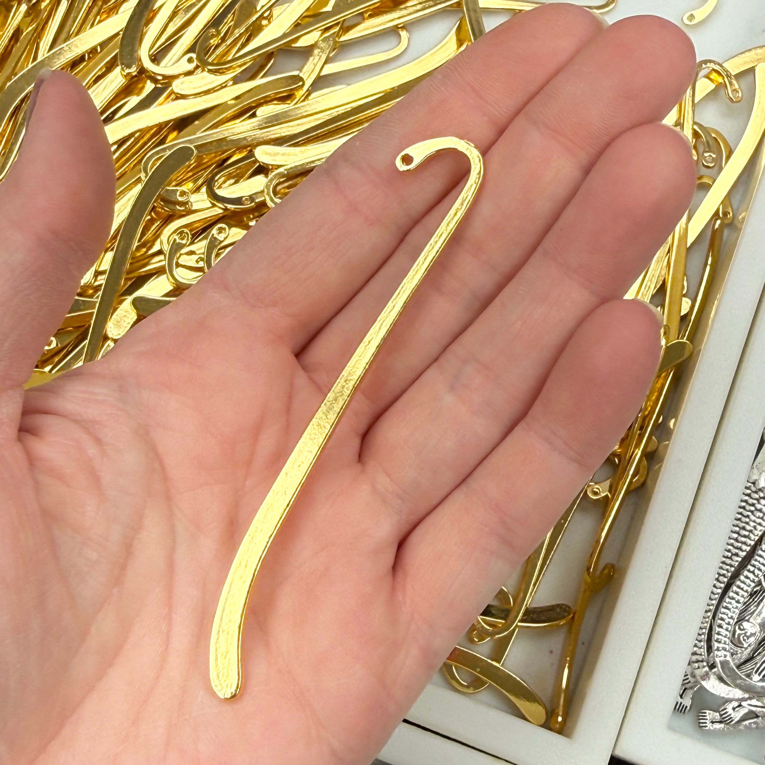 Gold Small Simple Bookmark