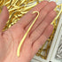 Gold Small Simple Bookmark
