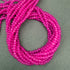 4mm Fuchsia Pink Glass Bead Strand 31" Loop $6.00