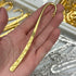 Gold Roses Large Simple Bookmark