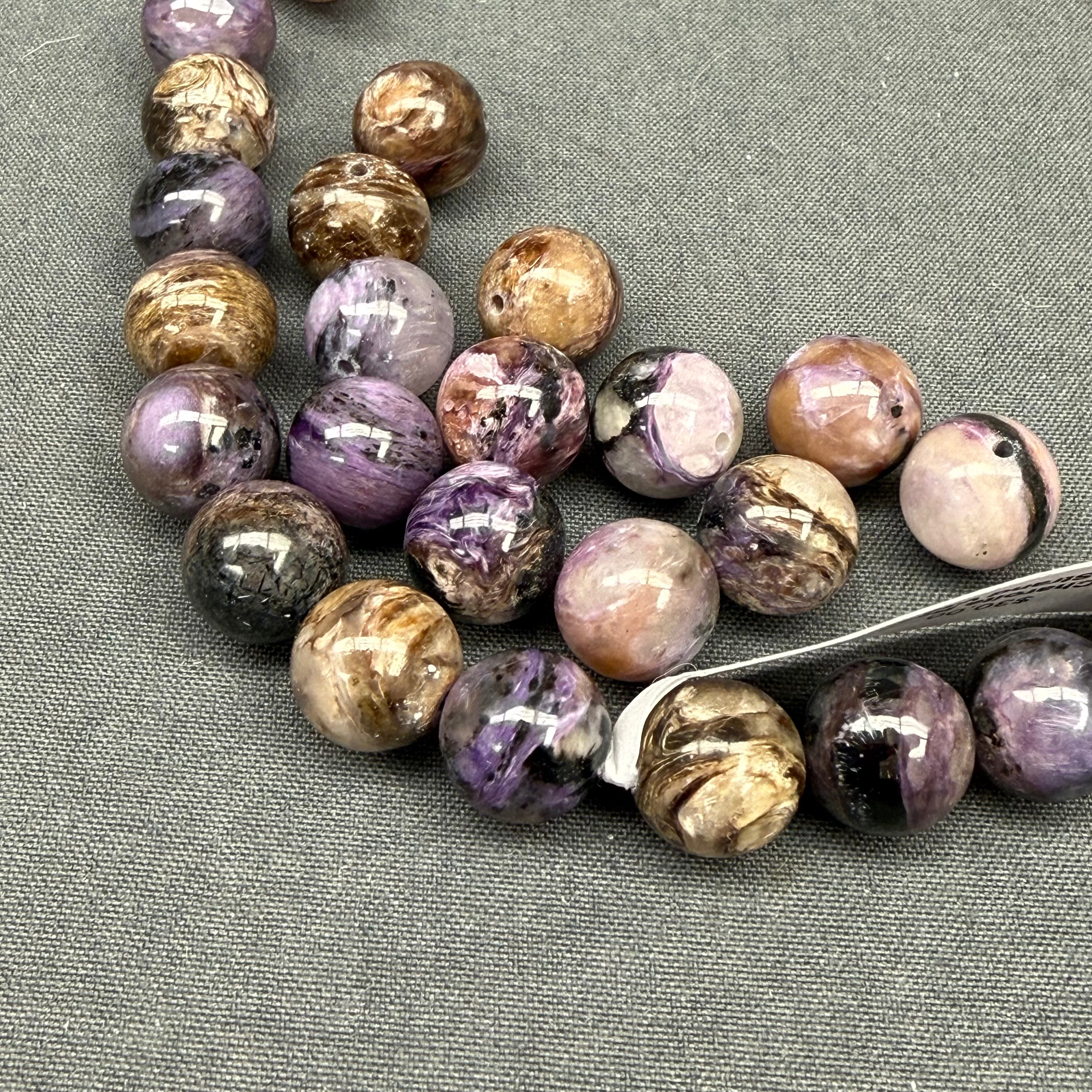 10mm Charoite Bead Third Strand V30