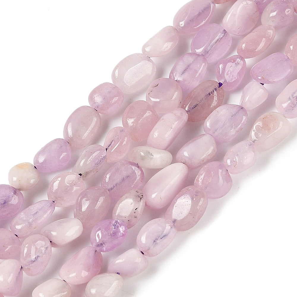 Small Kunzite Nugget Bead Half Strand K15