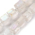 10x12mm Electroplated Clear Quartz Nugget Bead Pack (5 Beads) G7