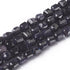 6mm Navy Goldstone Faceted Cube Bead Pack (10 Beads) Q7