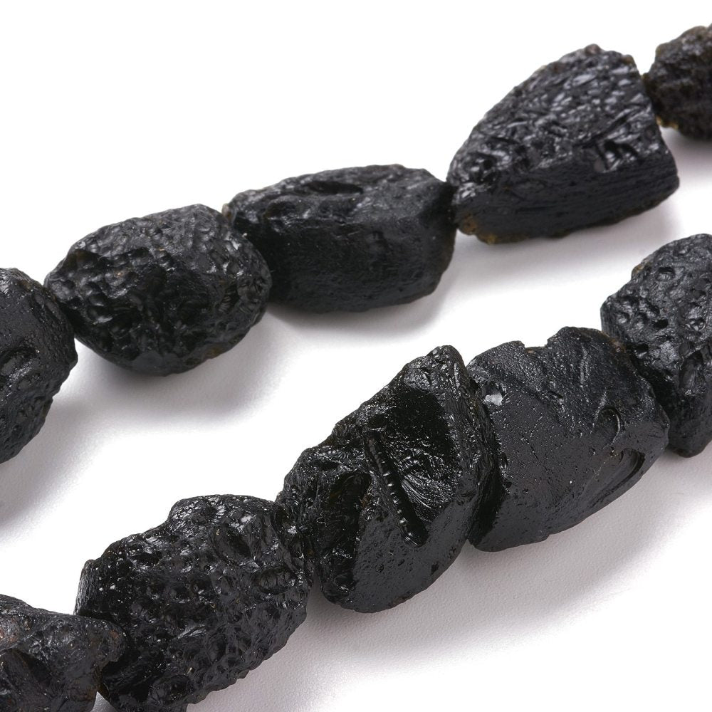Medium Raw Tektite Nugget Third Strand E16