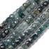 4mm Blue Tourmaline Faceted Cube Bead Pack
