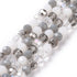 6mm Multicolour Faceted Round Crystal Bead 20-Inch Strand $10