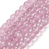 10mm Glitter Powder Glass Bead Strand 32" Loop $9.00
