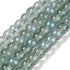10mm Glitter Powder Glass Bead Strand 32" Loop $9.00