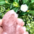 3.75 Inch Rose Quartz Moon Goddess Carving O67 - Discount