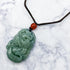 Jadeite Chinese Dragon Pendant Necklace (27.5 Inch Cord) Z24