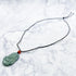 Jadeite Chinese Dragon Pendant Necklace (27.5 Inch Cord) Z24