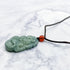 Jadeite Chinese Dragon Pendant Necklace (27.5 Inch Cord) Z24