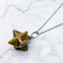 22mm Tiger's Eye Merkaba Pendant F5