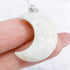 29mm Amazonite Moon Pendant D6