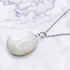 29mm Amazonite Moon Pendant D6