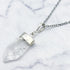 Large Clear Quartz Shard Pendant G10