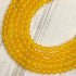 8mm Dyed Yellow Chalcedony Bead Strand - P9