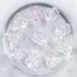 8mm Pink Glass Tulip Bead Pack (10 Beads) Q25