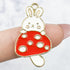32mm Mushroom with Bunny Charm S2