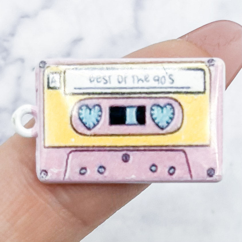 26mm "Best of the 90's" Cassette Tape Charm Q2