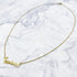 19.7-Inch Gold Feminist Necklace D8