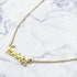 19.7-Inch Gold Feminist Necklace D8