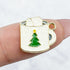 15mm White Christmas Tree Mug Charm A2