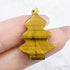 27mm Tiger's Eye Christmas Tree Pendant Q6