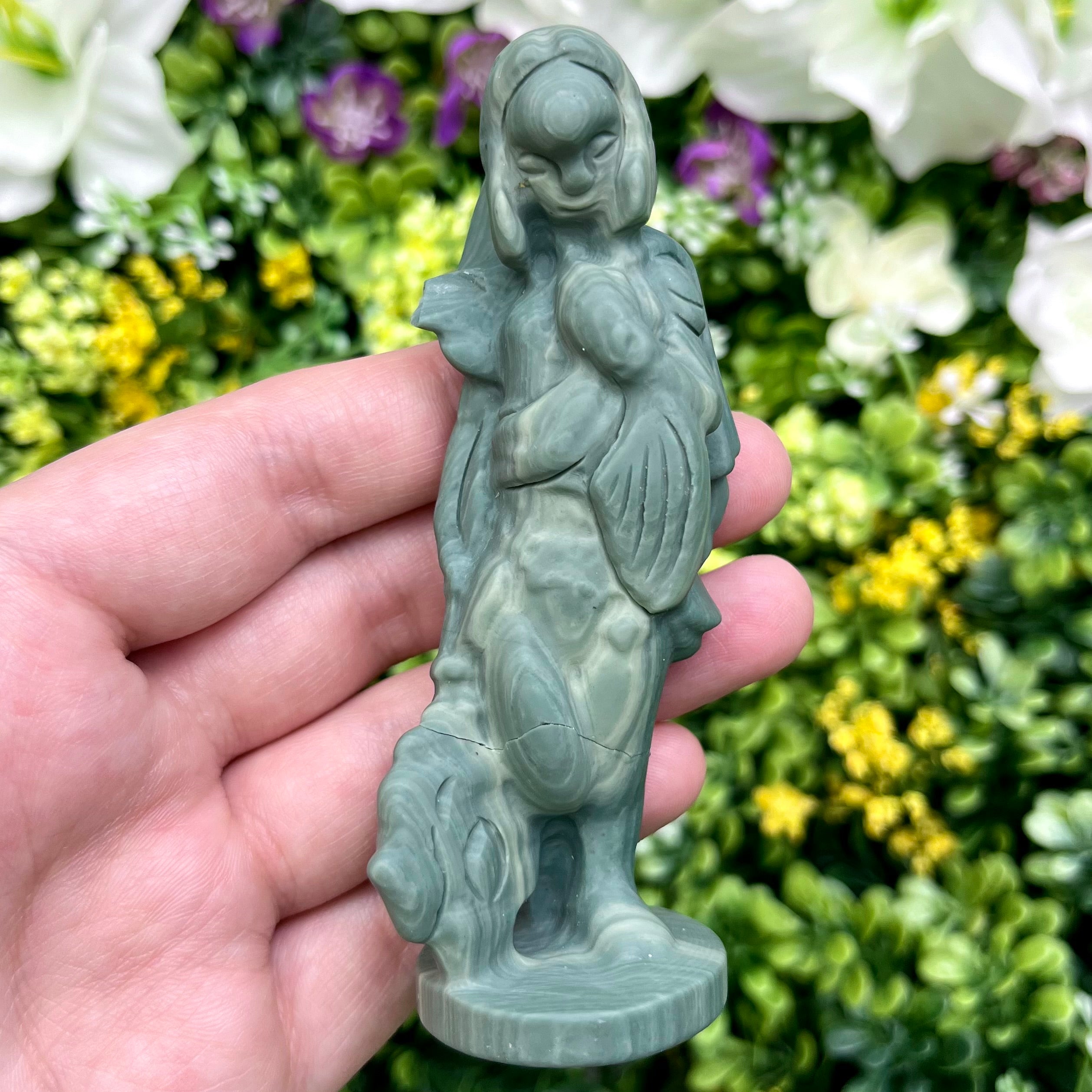 3.5 Inch Chinese Jade Mipha Carving M25 - Discounted