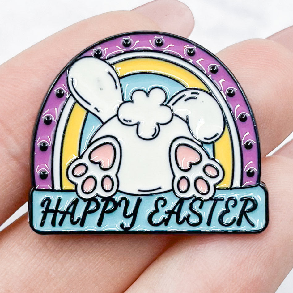 "Happy Easter" Enamel Pin