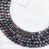 4-5mm Garnet Faceted Cube Bead Pack (10 Beads) N47