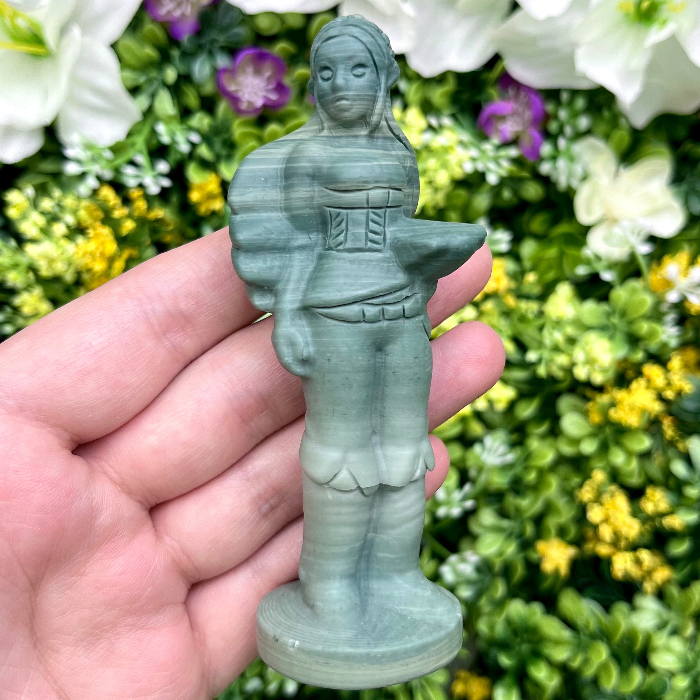 3.5 Inch Chinese Jade Zelda Carving L25 - Discounted