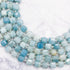 9mm Amazonite Faceted Cube Bead Pack (10 Beads) Z12