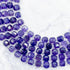 6mm Amethyst Faceted Cube Bead Pack (10 Beads) T12