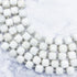 9mm White Moonstone Faceted Cube Bead Pack (10 Beads) W12