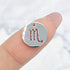 13mm Stainless Steel Scorpio Zodiac Sign Cutout Charm C2