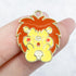 25mm Yellow Puffy Cheeks Lion Charm K2