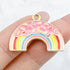 19mm Sprinkles Donut Rainbow Charm V2